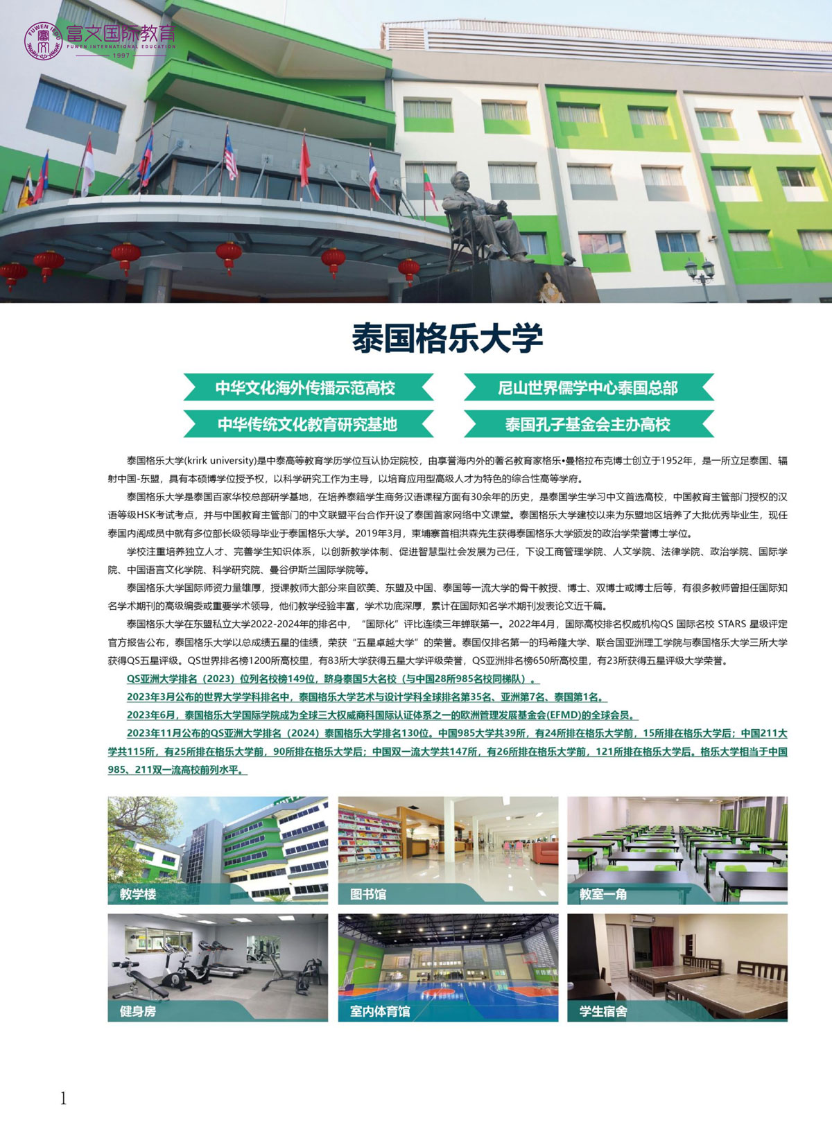 2024泰国格乐大学博士
