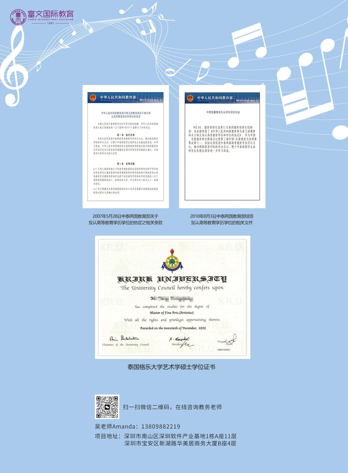 2024泰国格乐大学艺术学简章